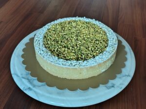 Torta da forno al pistacchio